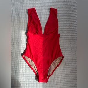 Jcrew Red One Piece, size 4